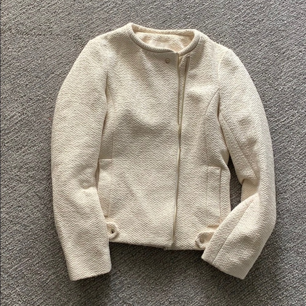 Beautiful cream tweed jacket